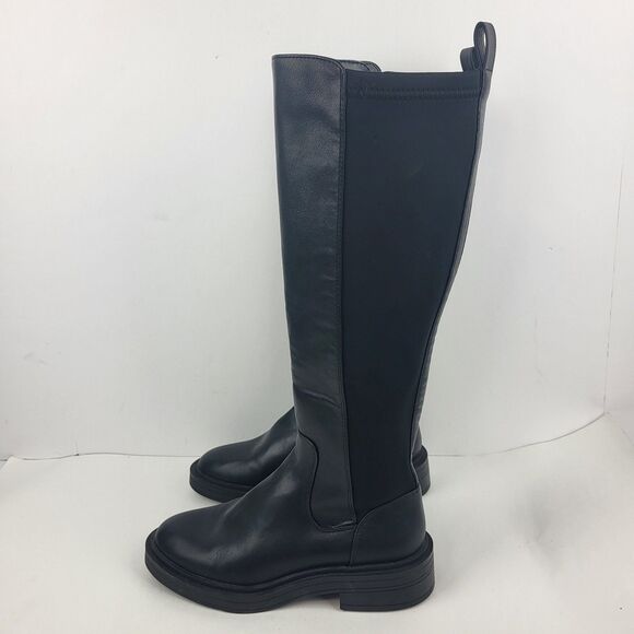 Reaction Kenneth Cole Anabelle Knee High Boots Black Size 5.5M - Picture 5 of 13